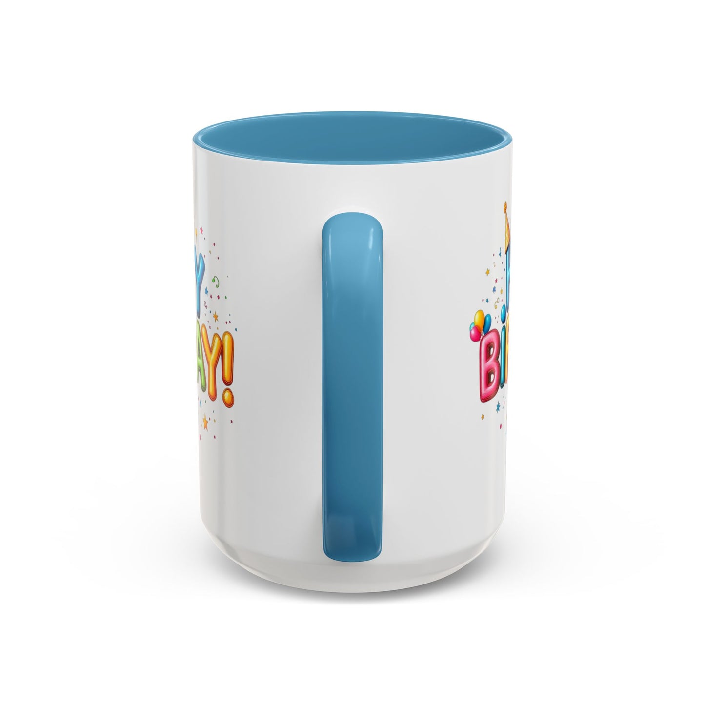 Happy Birthday Coffee Mug, 2 color choices available, Large 15oz