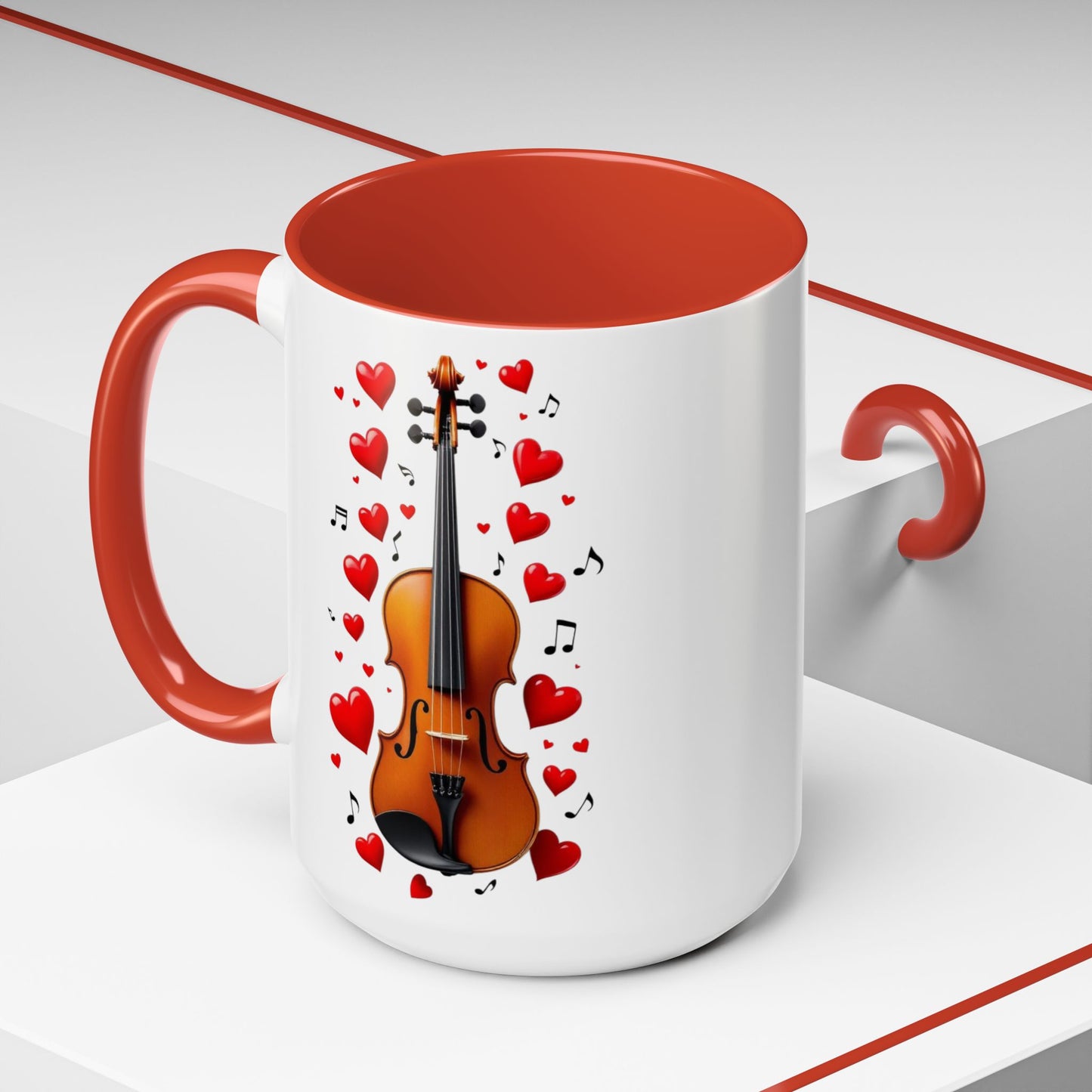 Musician, Violin Coffee Mug, Large 15oz