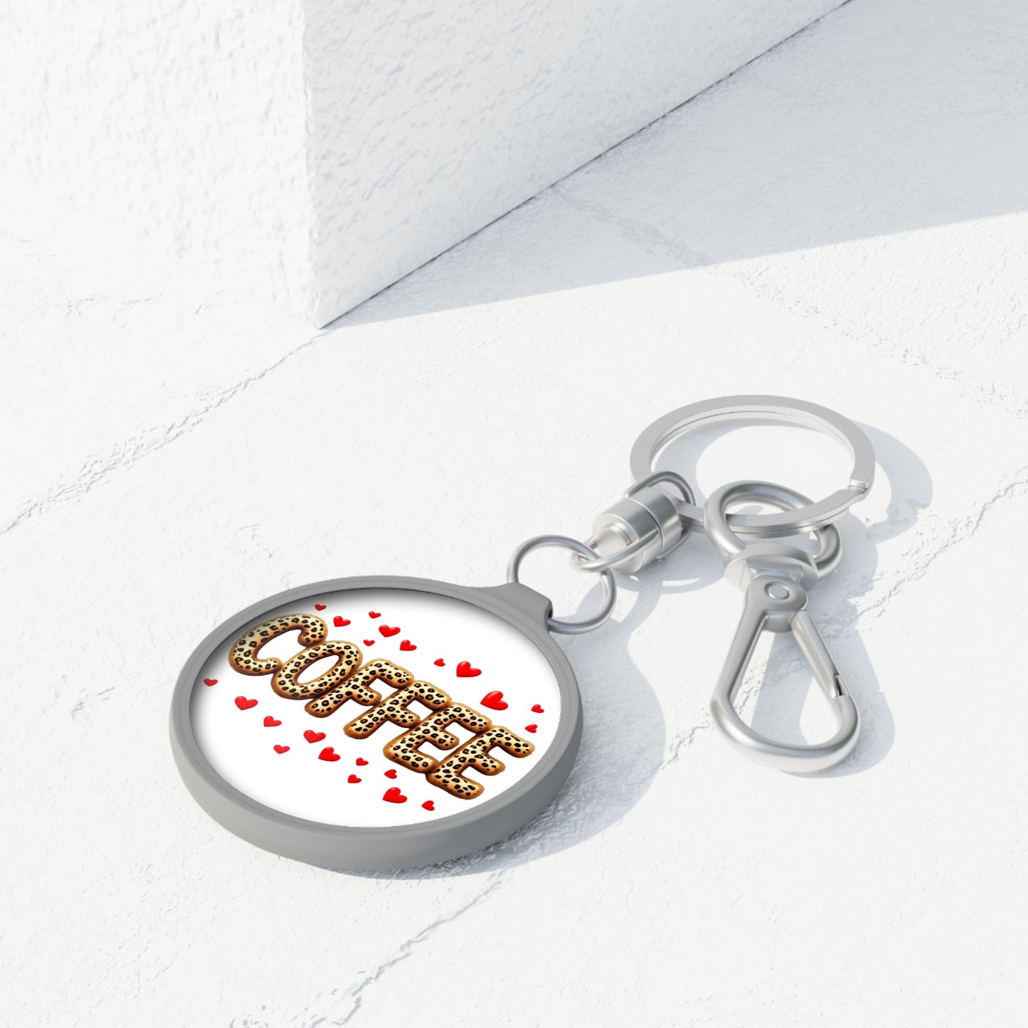 Coffee Lovers Keyring Tag
