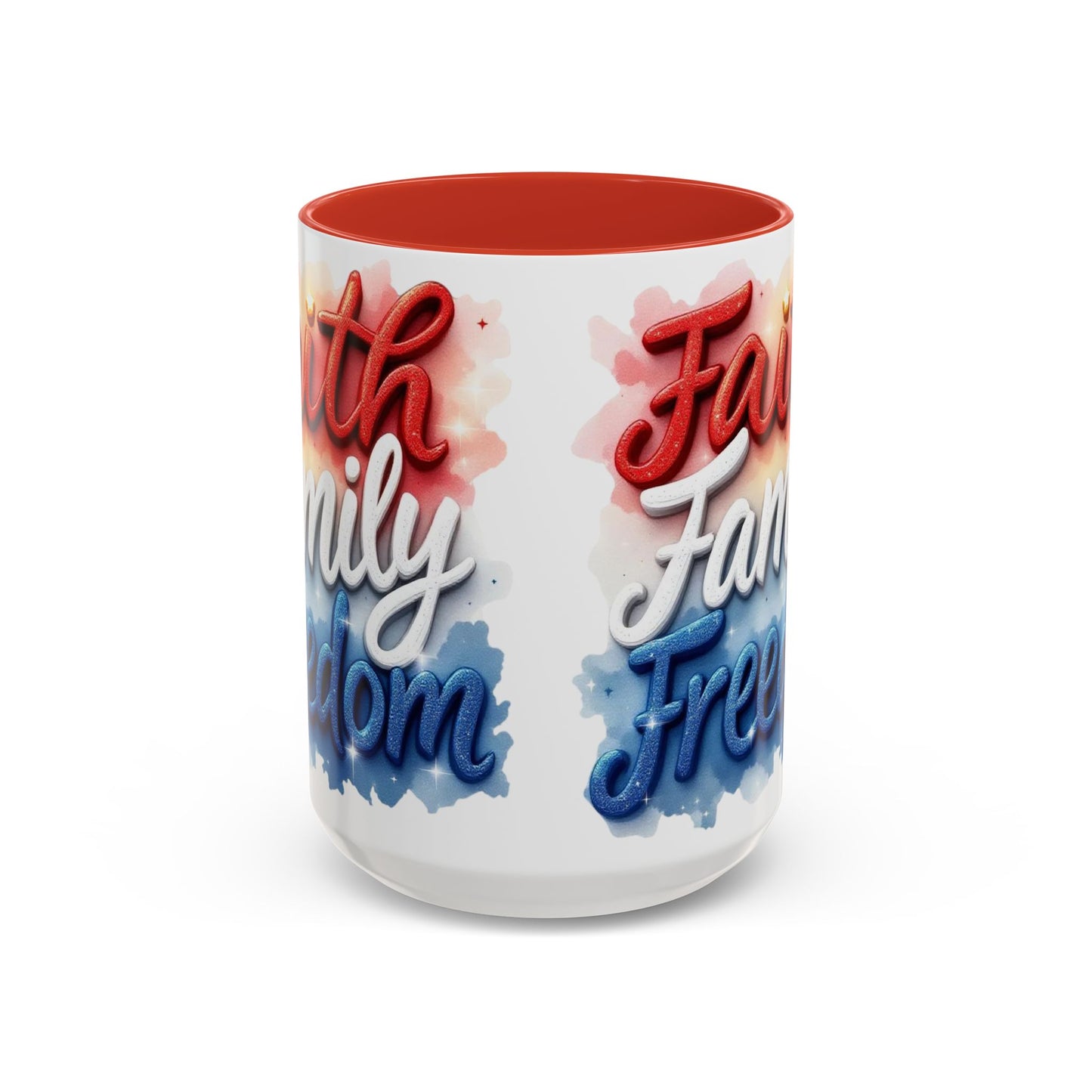Faith Family Freedom Coffee Mug, Large 15oz