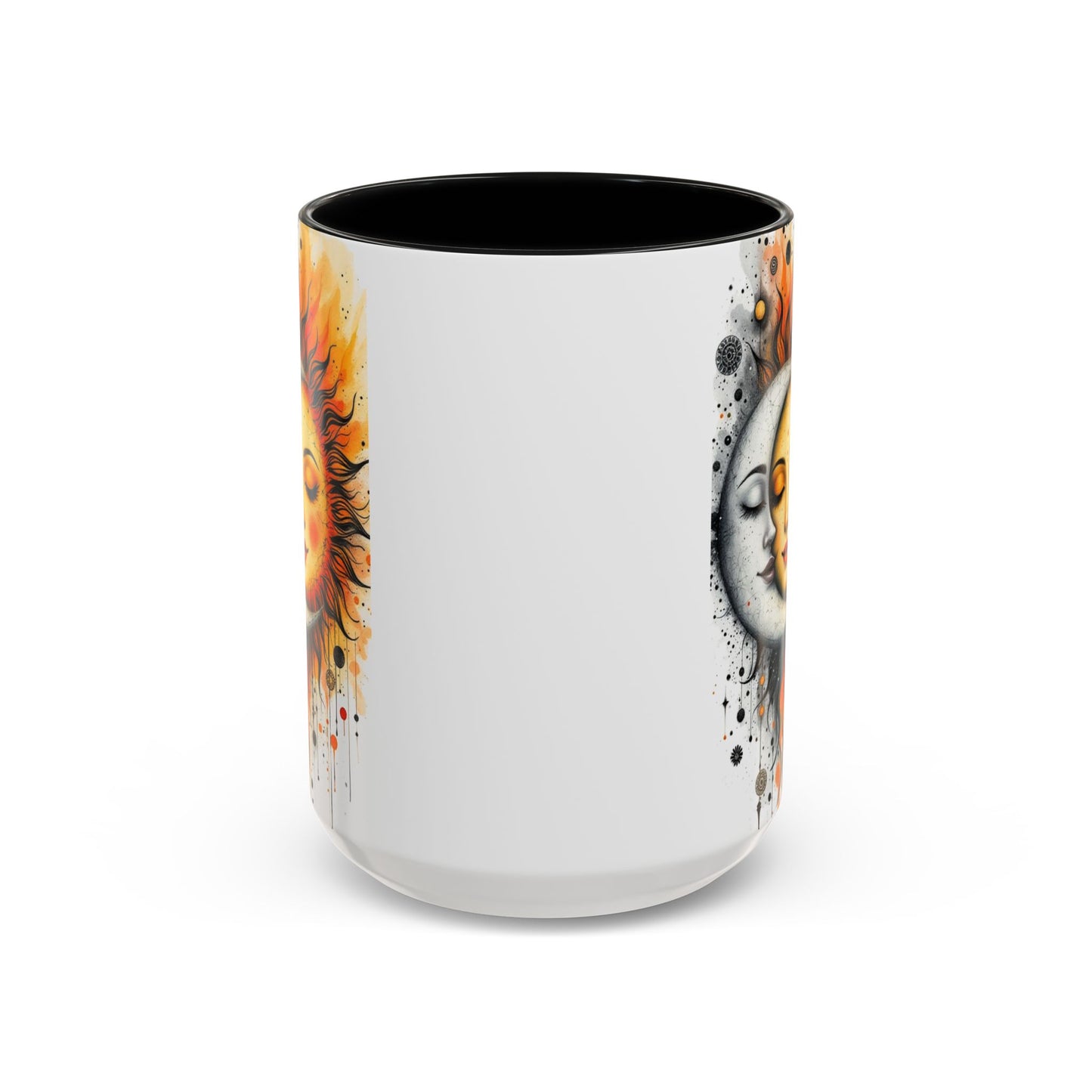 Celestial Sun and Moon Coffee Mug, Large 15oz