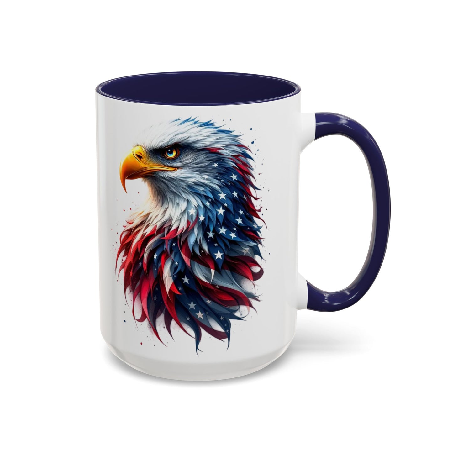 Patriotic Eagle Coffee Mug, Large 15oz