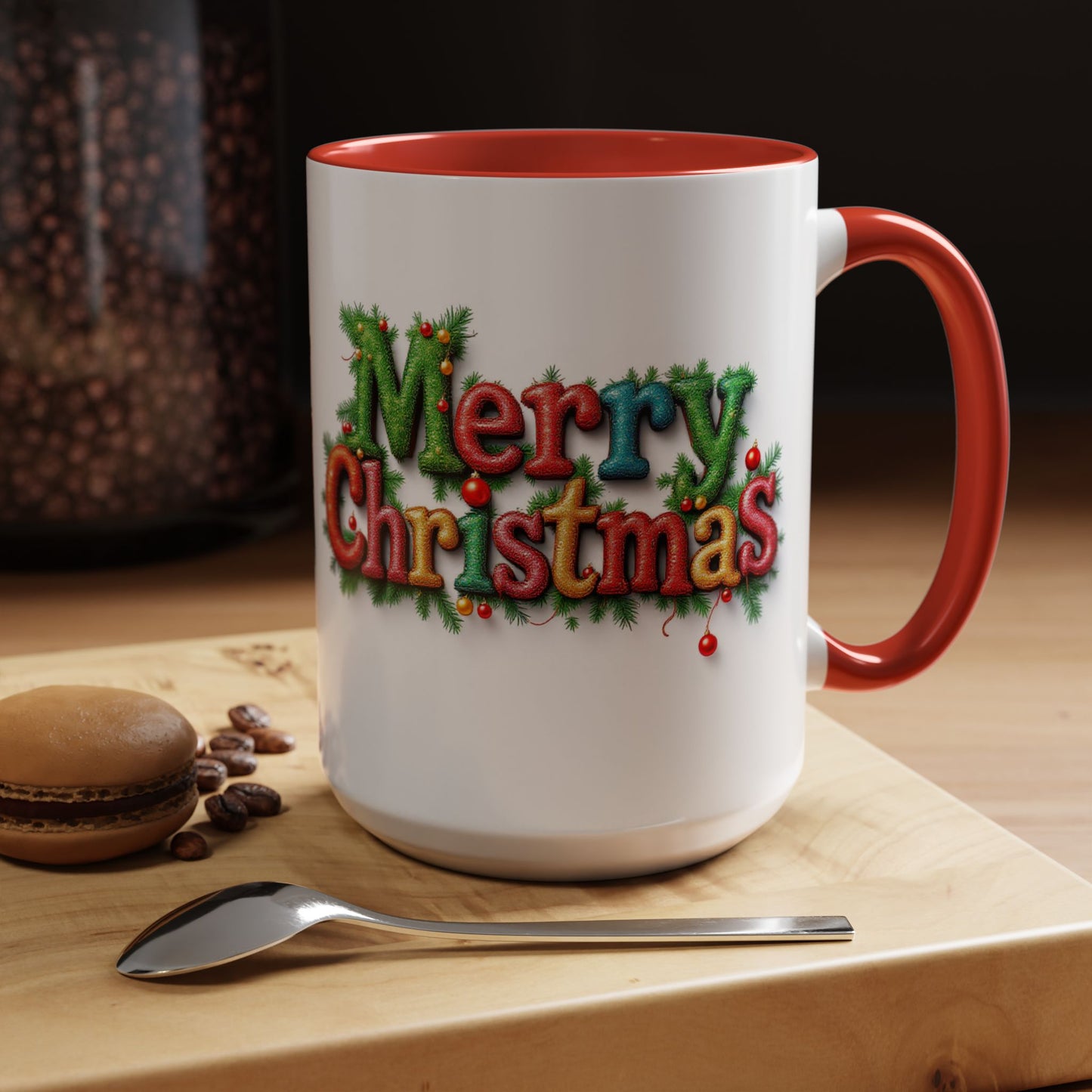 Merry Christmas Coffee Mug, Large 15oz