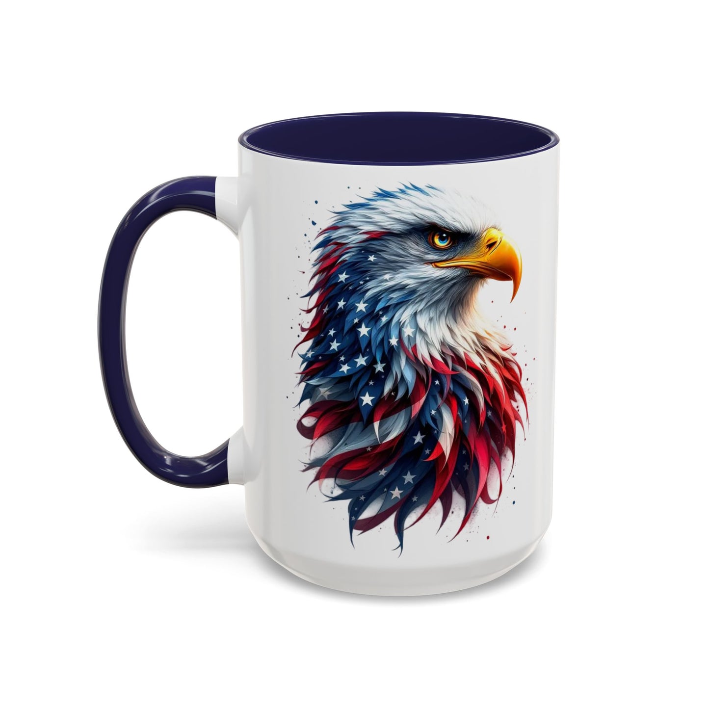 Patriotic Eagle Coffee Mug, Large 15oz