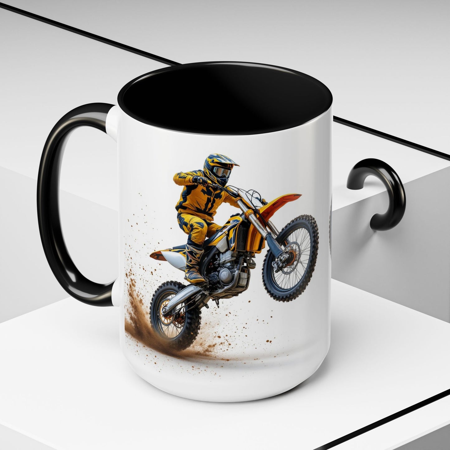 Motocross Off Road Adventure Coffee Mug, Large 15oz