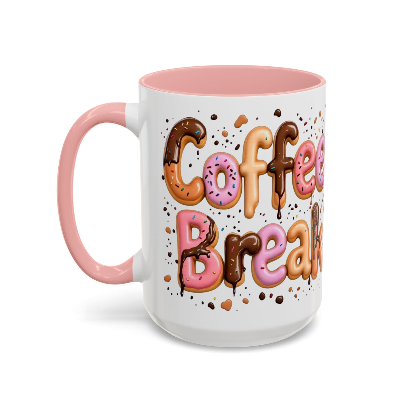 Coffee Break Donut Coffee Mug, Large 15oz