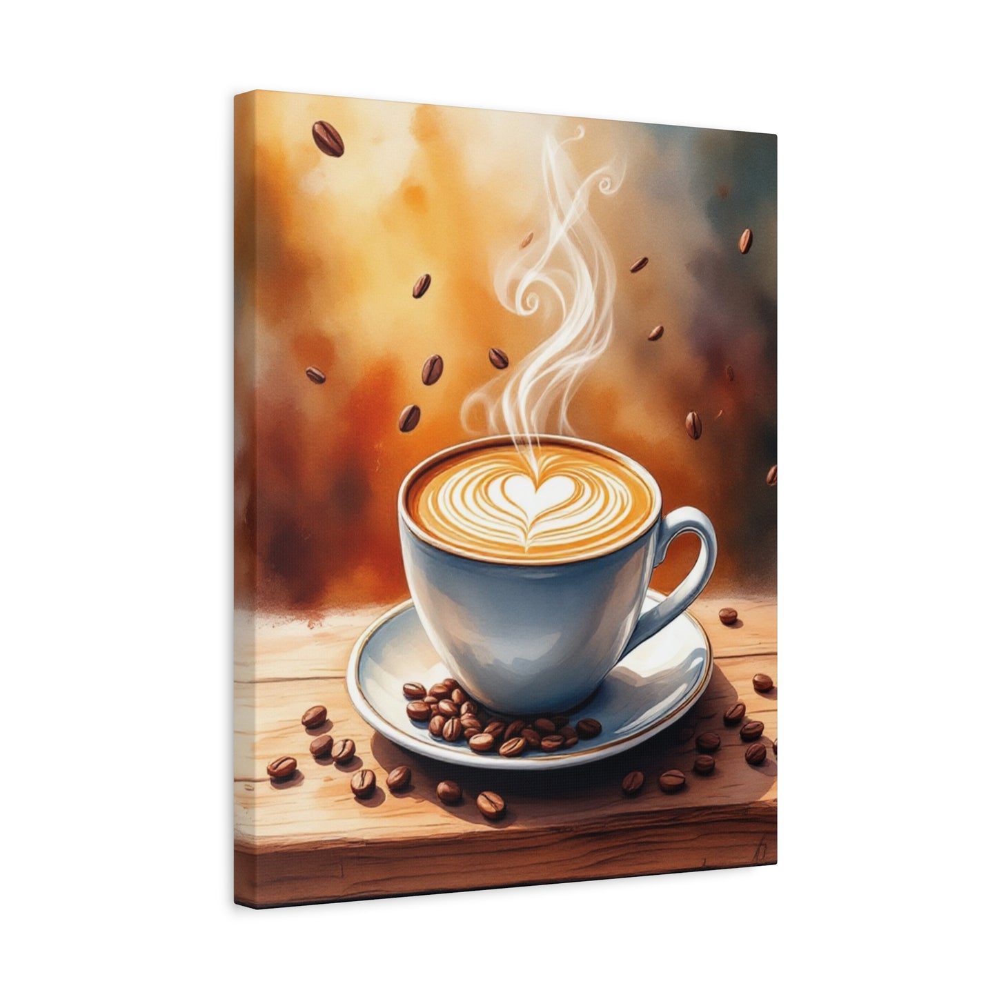 Fresh Brewed Coffee Canvas Wall Art Print,  16” X 20”