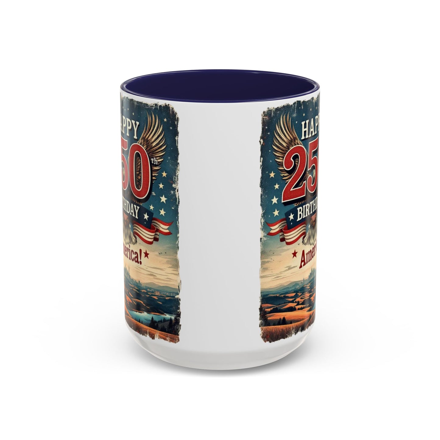 250th Birthday America Coffee Mug, Large 15oz