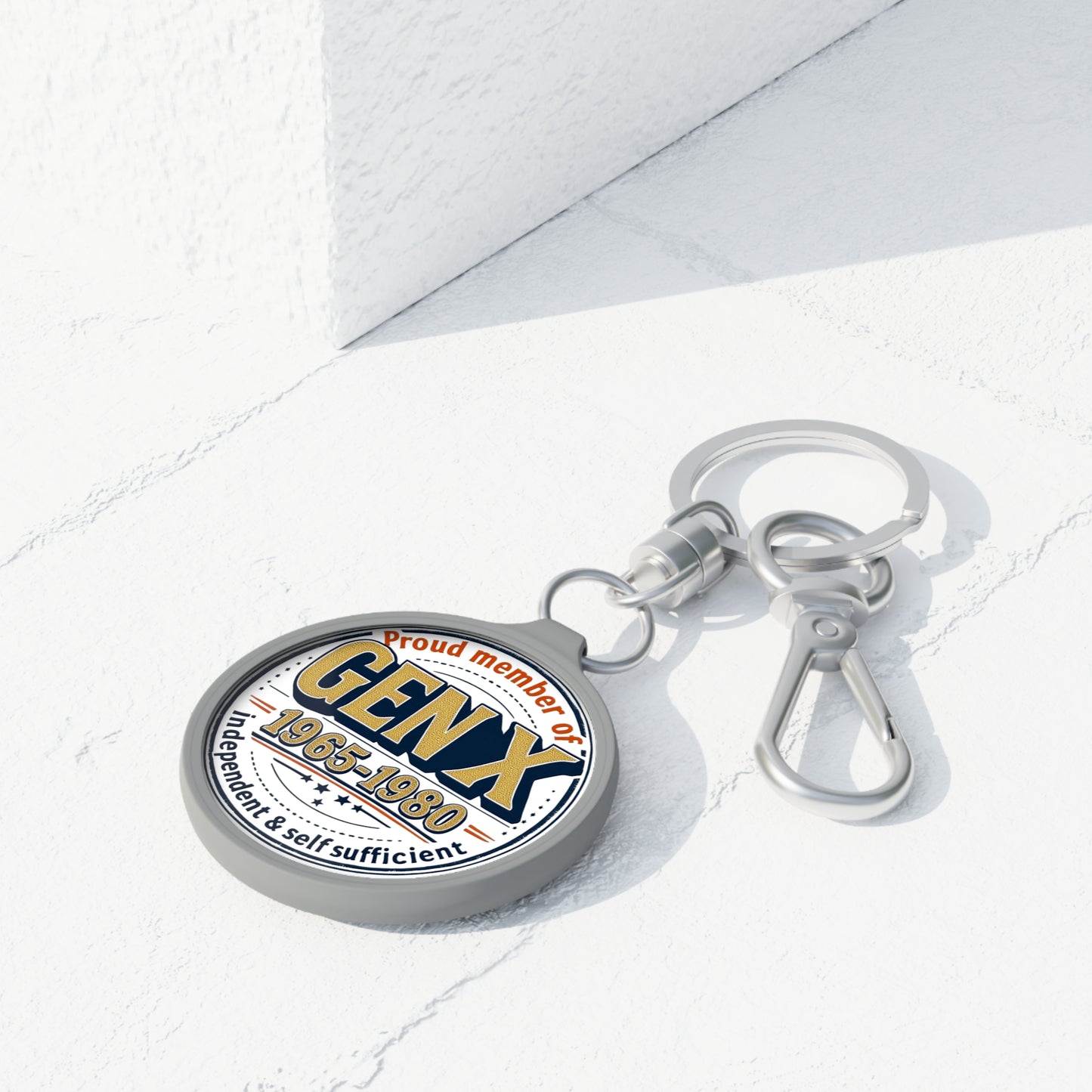 Gen X Keyring Tag