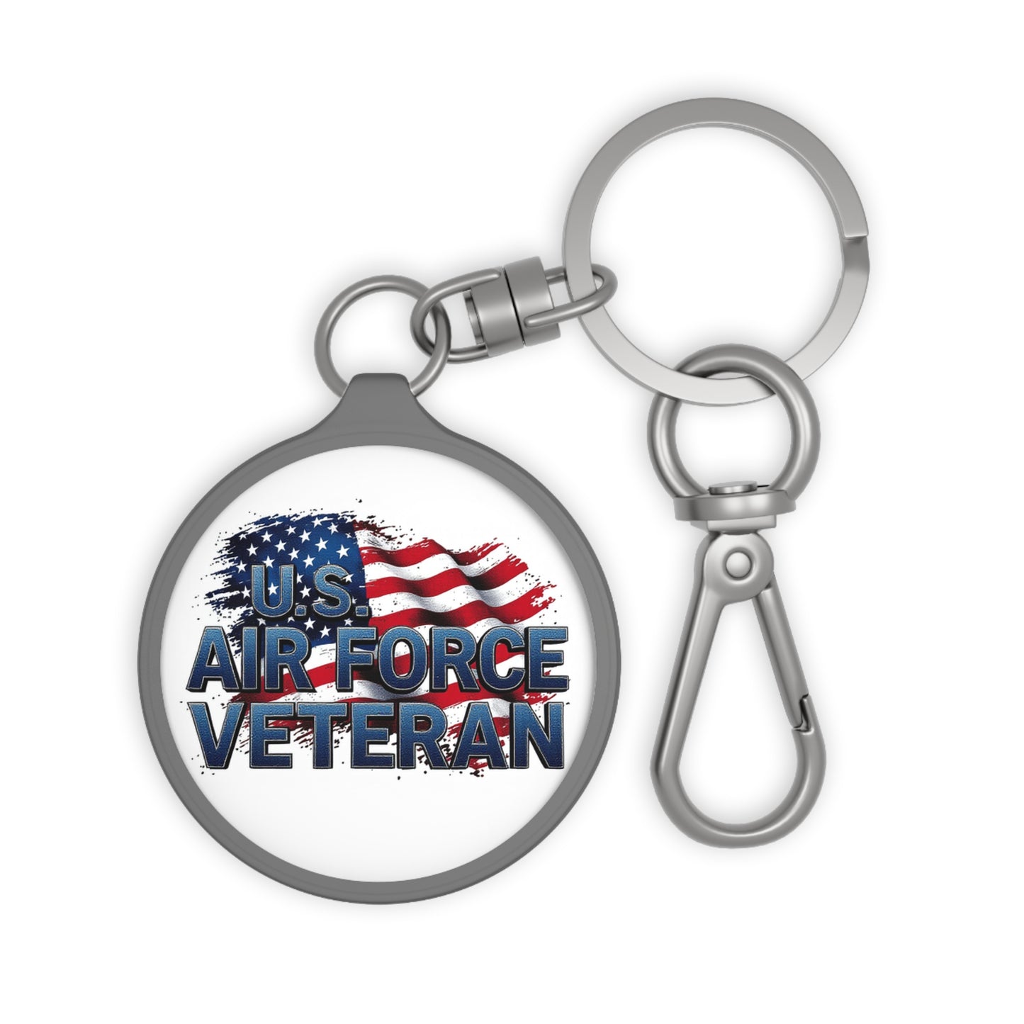 Air Force Veteran Keyring Tag
