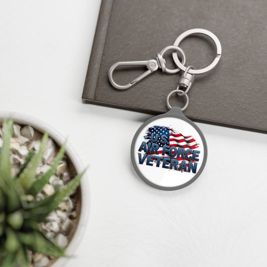 Air Force Veteran Keyring Tag