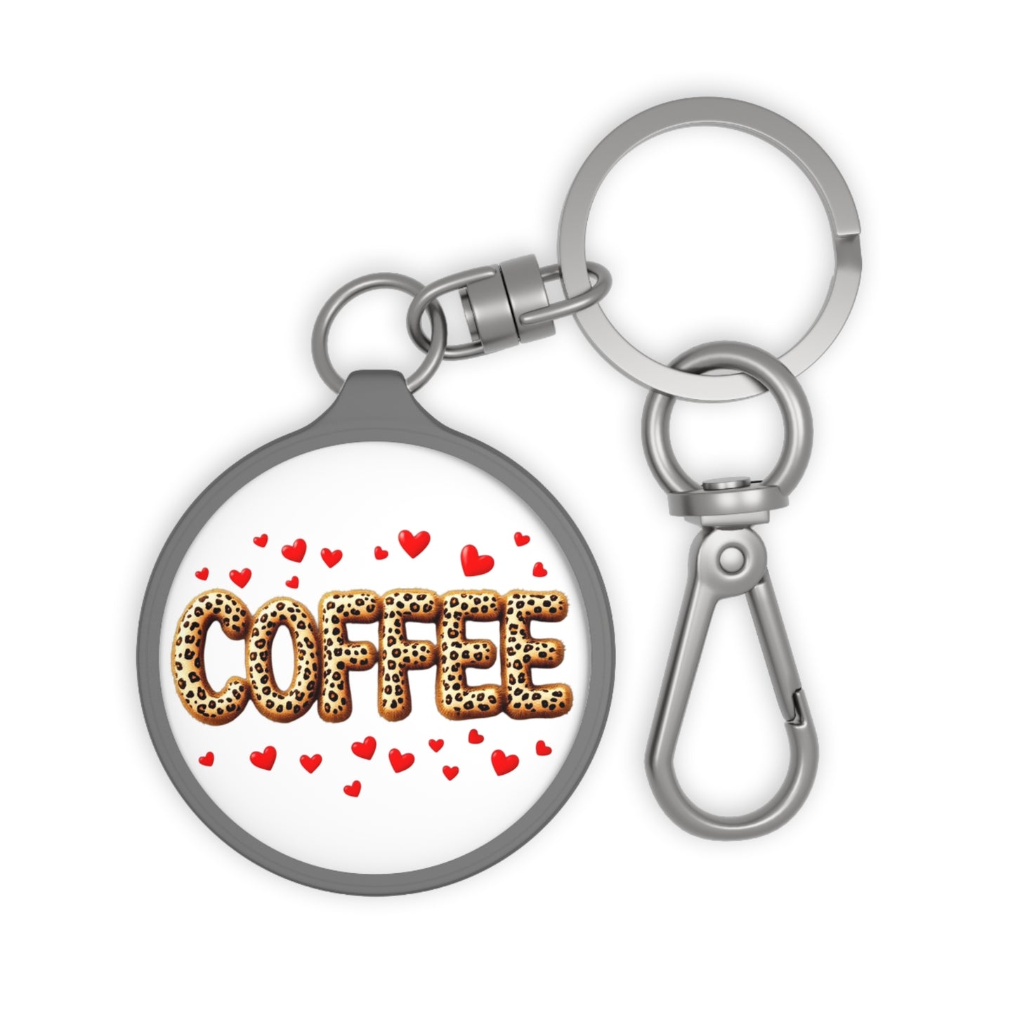 Coffee Lovers Keyring Tag