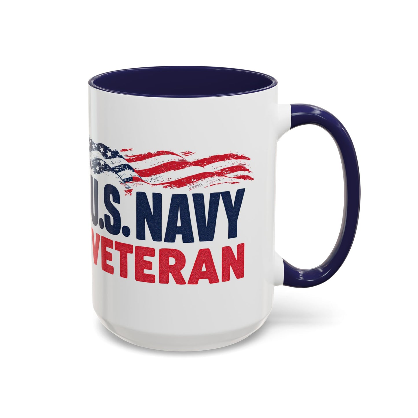 U.S. Navy Veteran Coffee Mug, Large 15oz