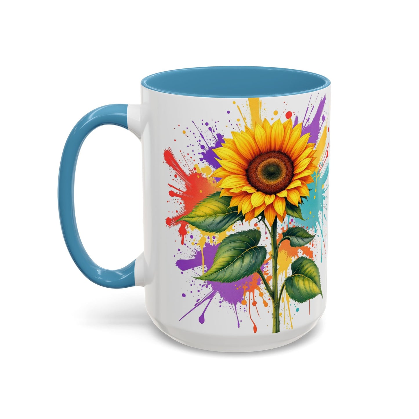 Vibrant Sunflower Coffee Mug, Large 15oz