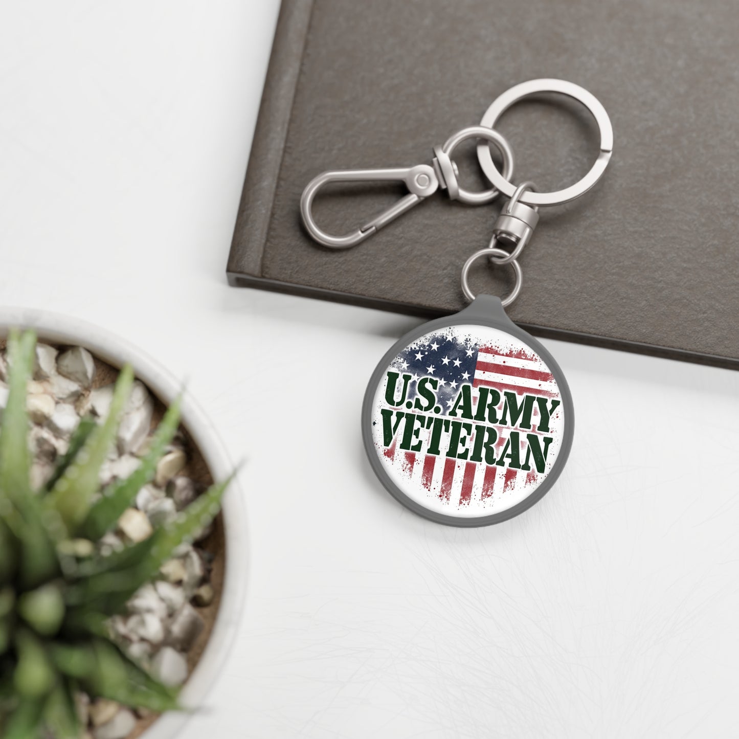 U.S. Army Veteran Keyring Tag