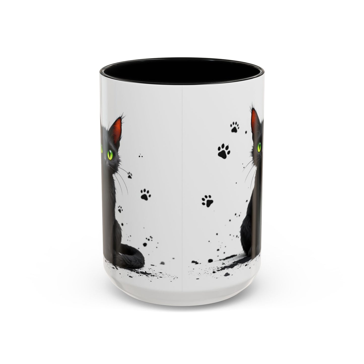 Black Cat Coffee Mug, Large 15oz