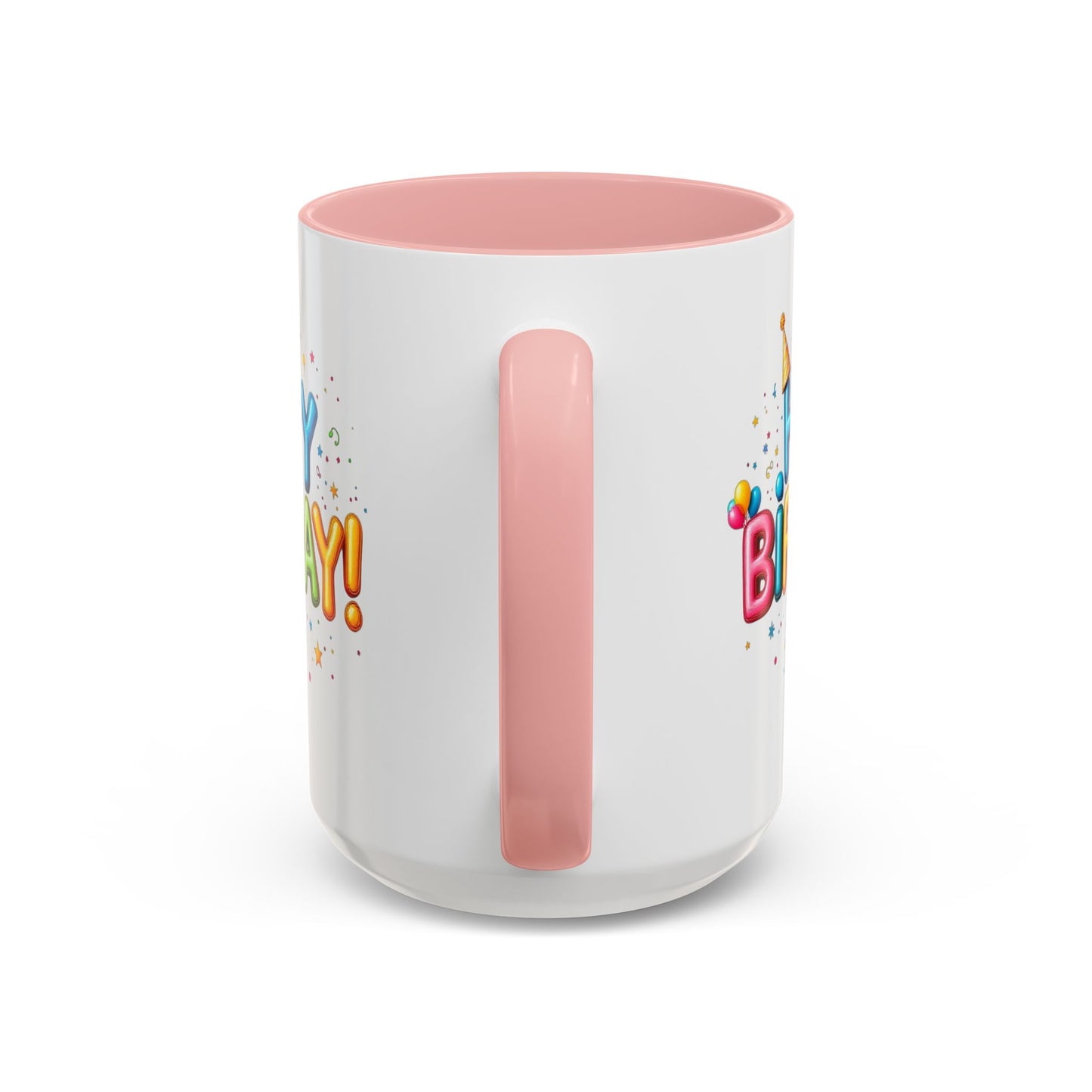 Happy Birthday Coffee Mug, 2 color choices available, Large 15oz