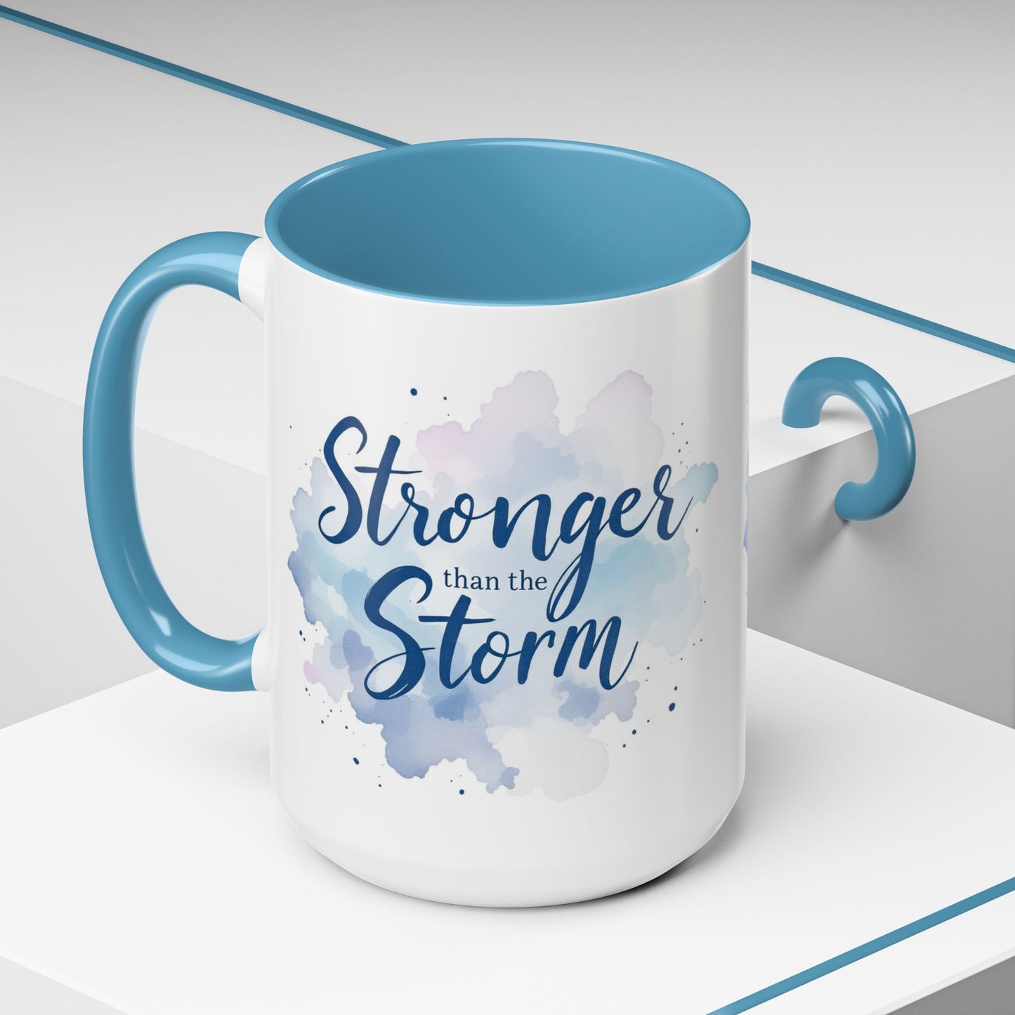 Stronger than the Storm Coffee Mug, Large 15oz