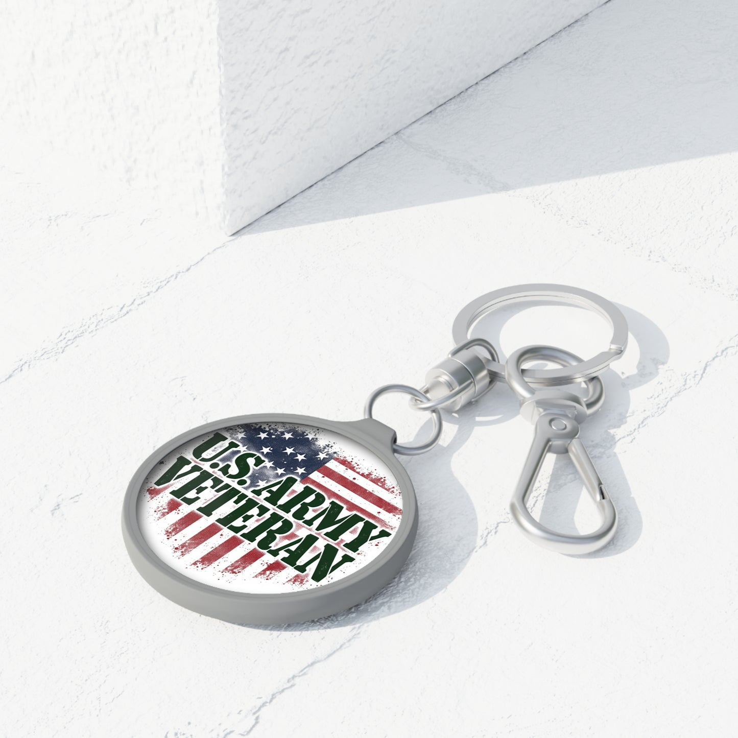 U.S. Army Veteran Keyring Tag