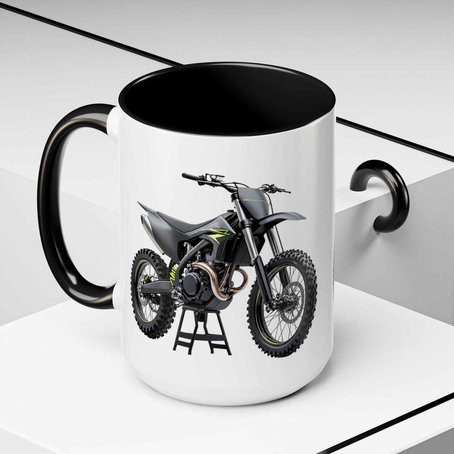 Motorcycle, Dirtbike Coffee Mug, Large 15oz