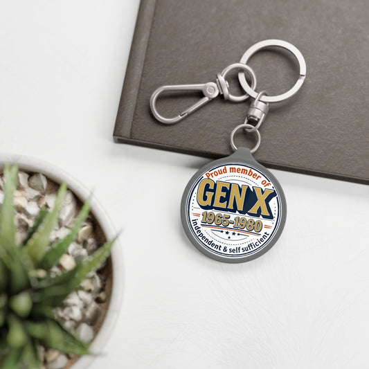 Gen X Keyring Tag