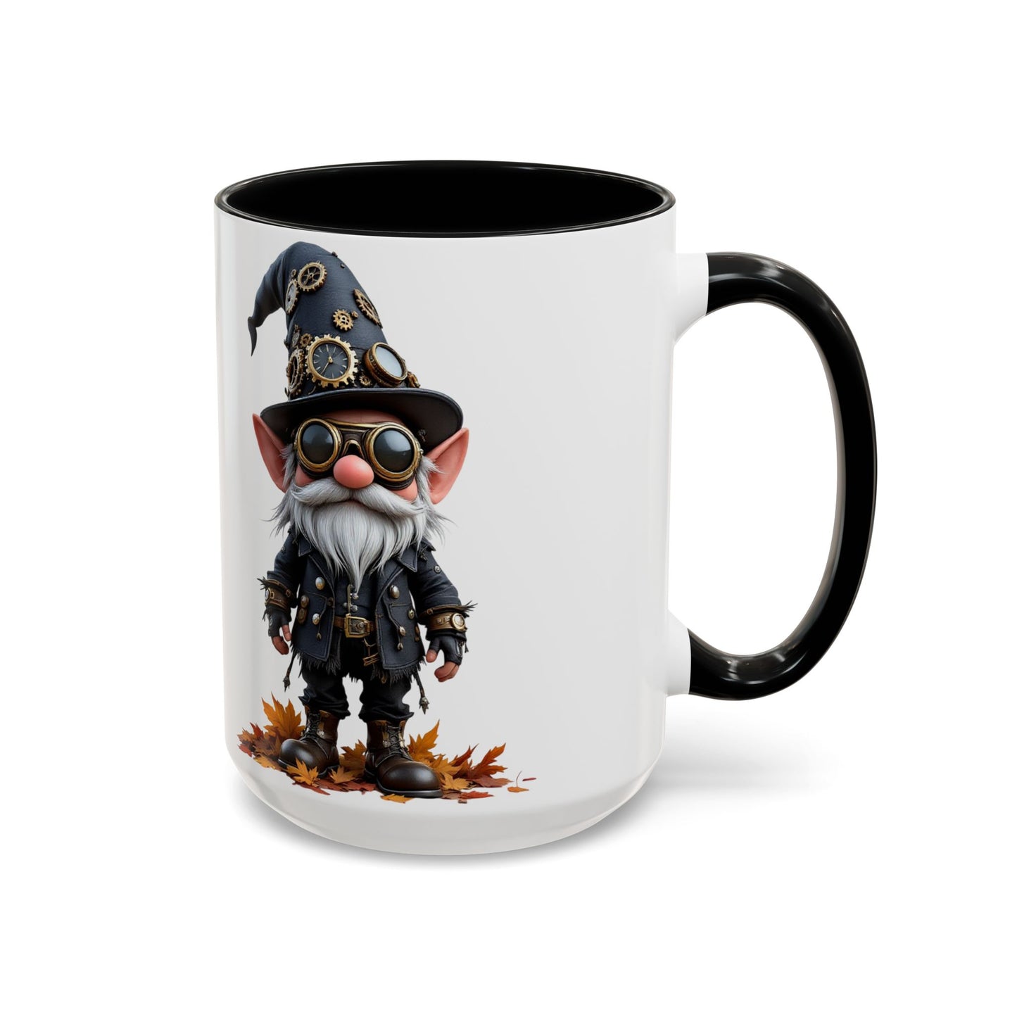 Steampunk Gnome Coffee Mug, Large 15oz