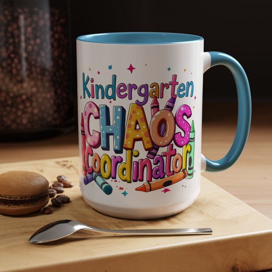 Kindergarten Chaos Coordinator Coffee Mug, Large 15oz