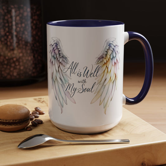 All is Well with My Soul Coffee Mug, Large 15oz