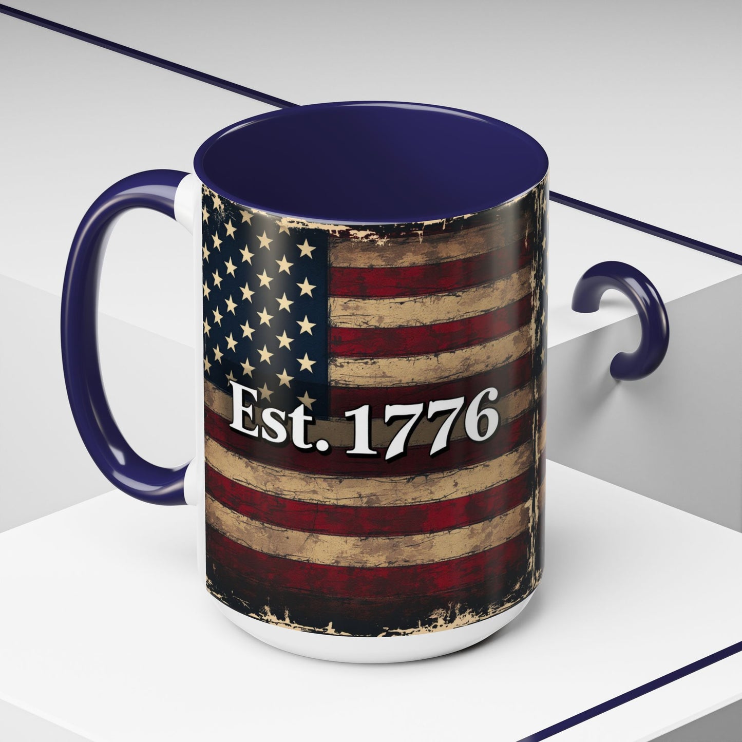 USA EST. 1776, American Pride Mug, Large 15oz