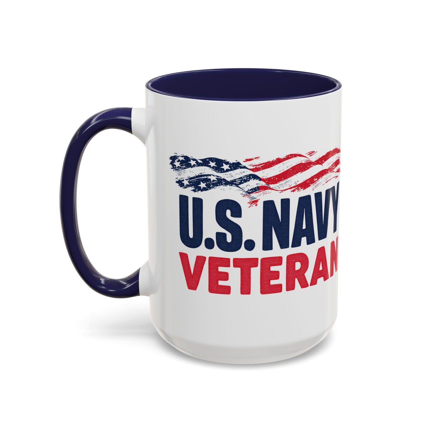 U.S. Navy Veteran Coffee Mug, Large 15oz