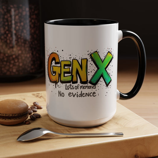 Gen X Memories Coffee Mug, Large 15oz
