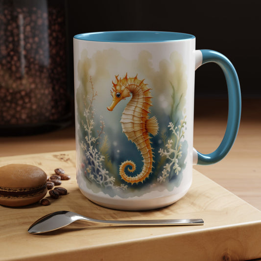 Seahorse Coffee Mug, Large 15oz