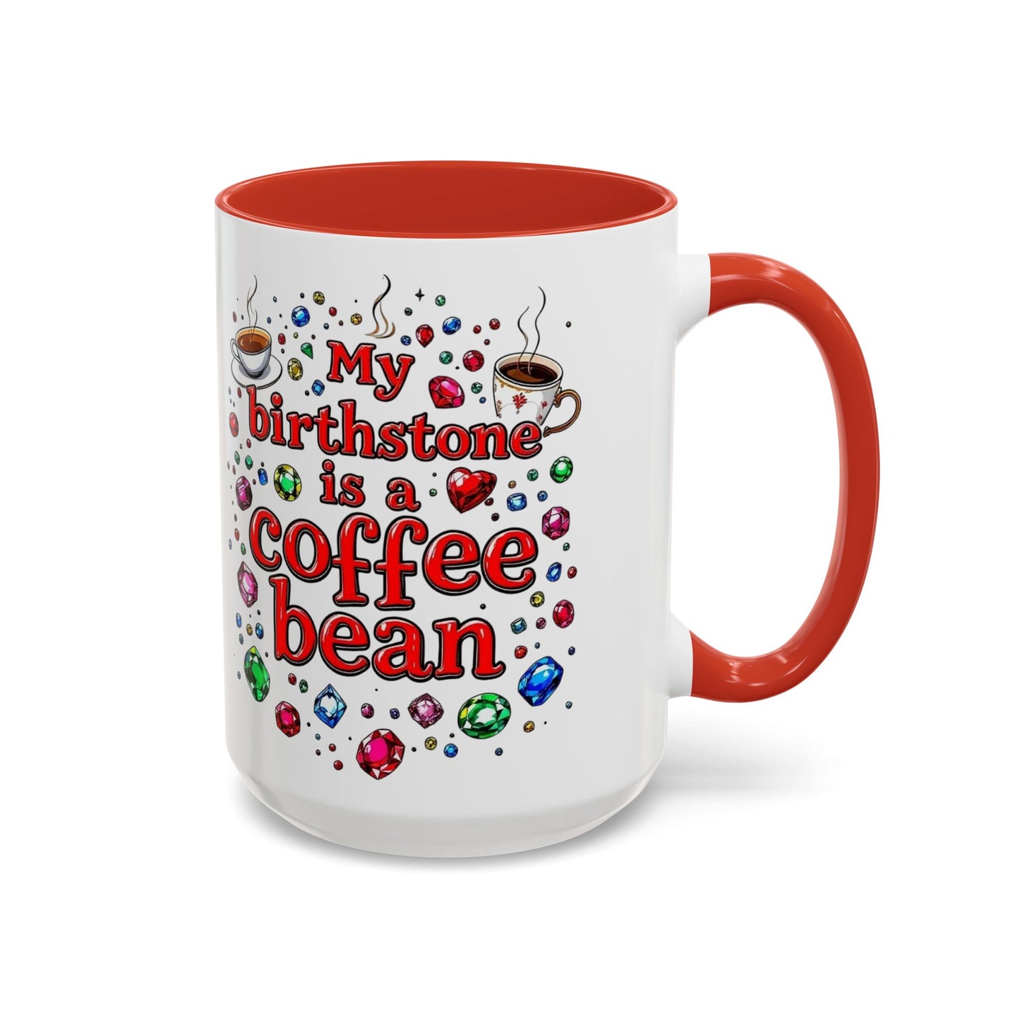 Birthstone Coffee Mug, Large 15oz