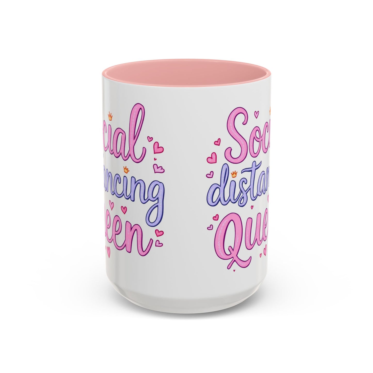 Social Distancing Queen Coffee Mug, Large 15oz