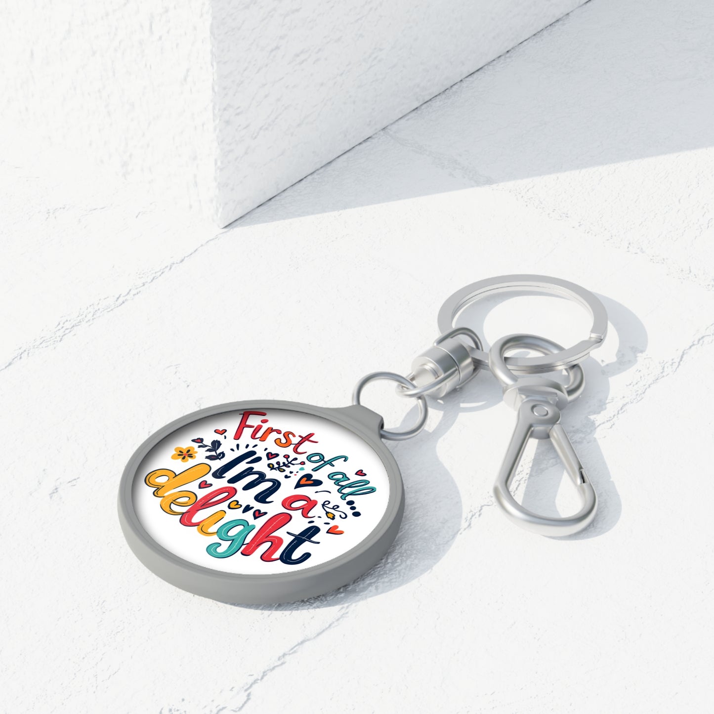 First of all…I’m a Delight Keyring Tag