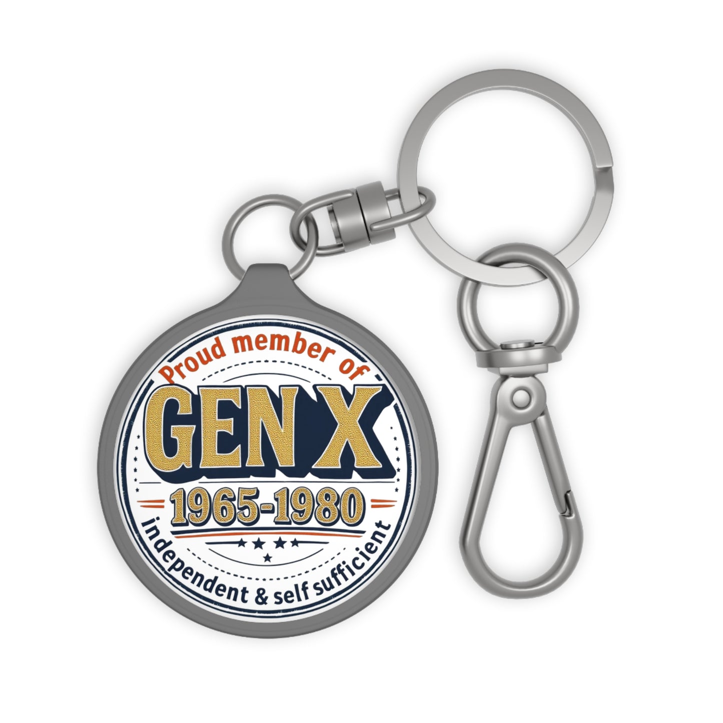 Gen X Keyring Tag