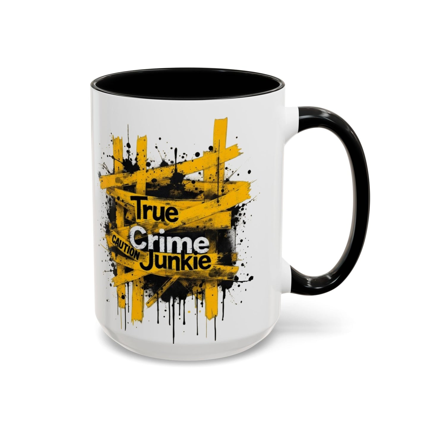 True Crime Junkie Coffee Mug, Large 15oz