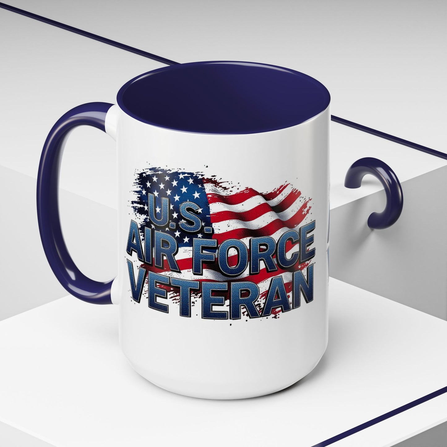 U.S. Airforce Veteran Coffee Mug, Large 15oz