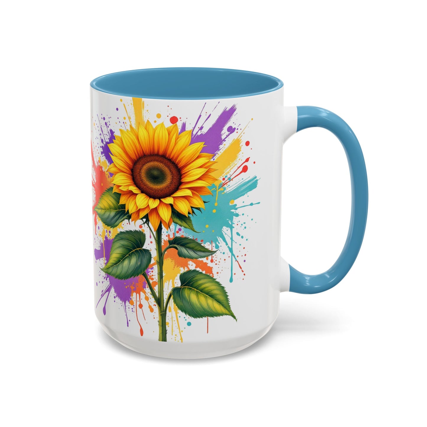 Vibrant Sunflower Coffee Mug, Large 15oz