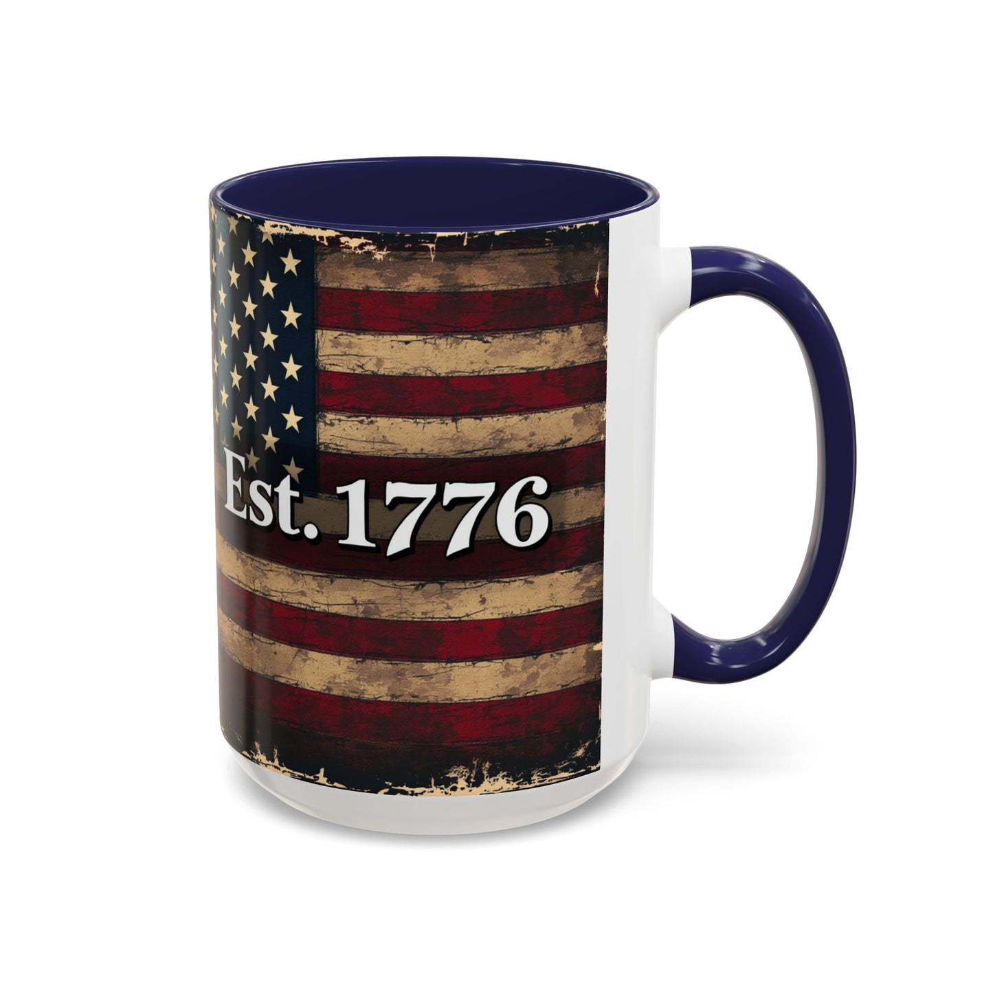 USA EST. 1776, American Pride Mug, Large 15oz
