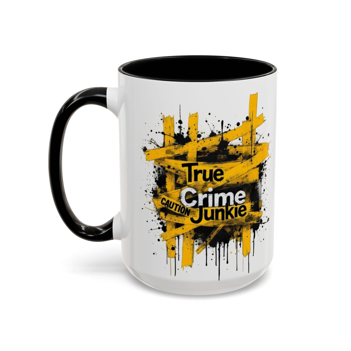 True Crime Junkie Coffee Mug, Large 15oz