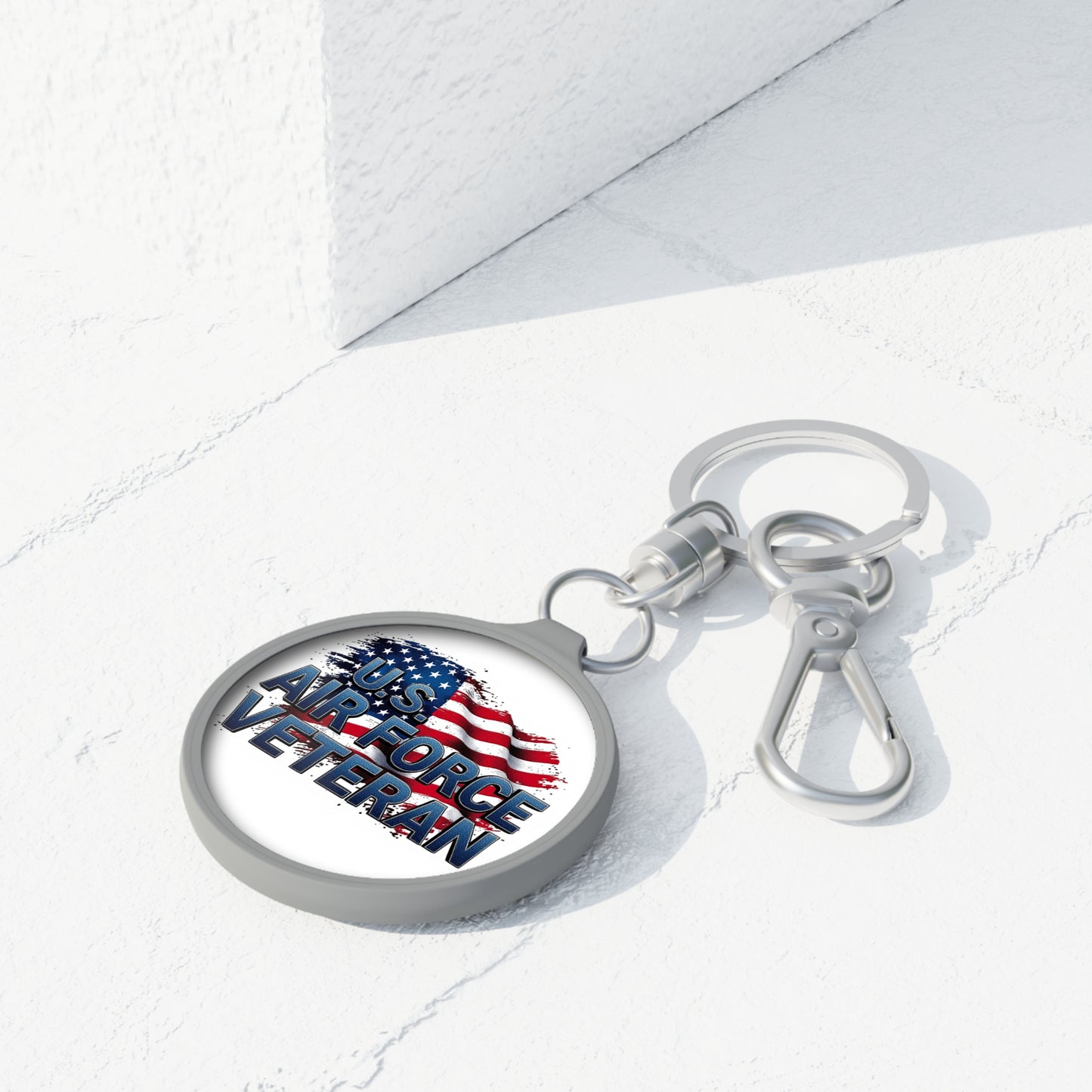 Air Force Veteran Keyring Tag