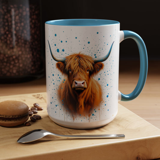 Highland Cow  Coffee Mug, Large 15oz