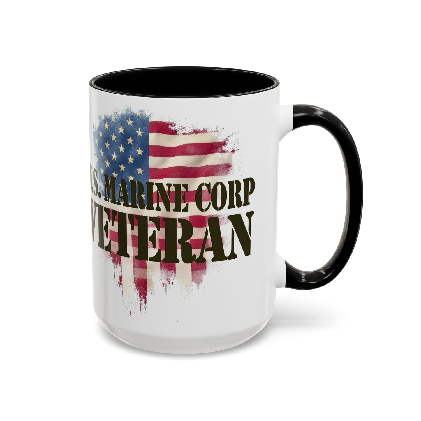 U.S. Marine Corp Veteran Coffee Mug, Large 15oz