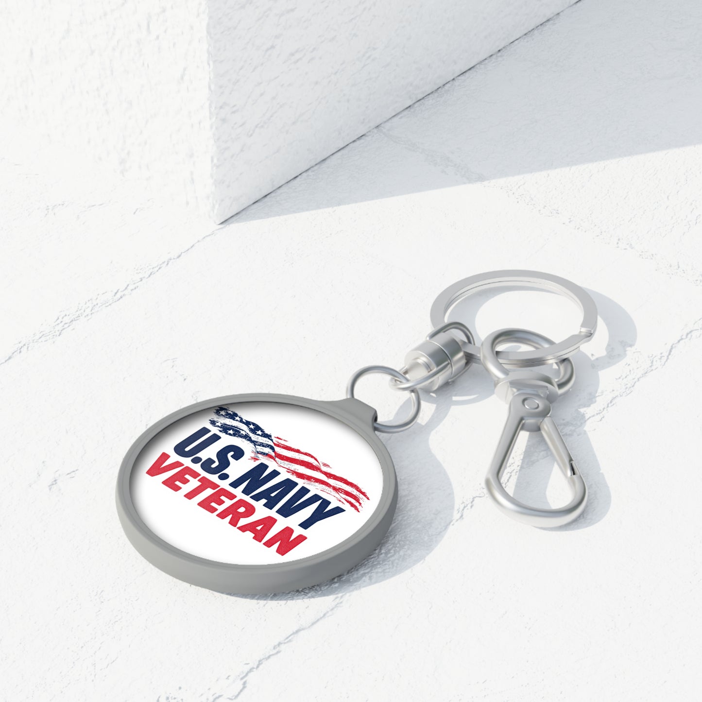 U.S. Navy Veteran Keyring Tag