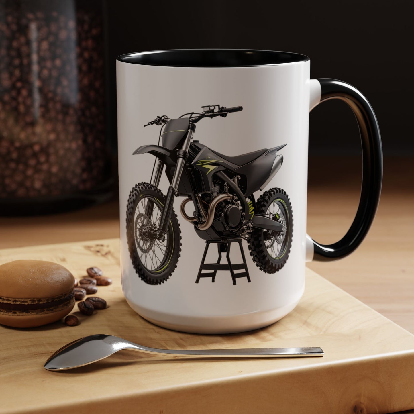 Motorcycle, Dirtbike Coffee Mug, Large 15oz