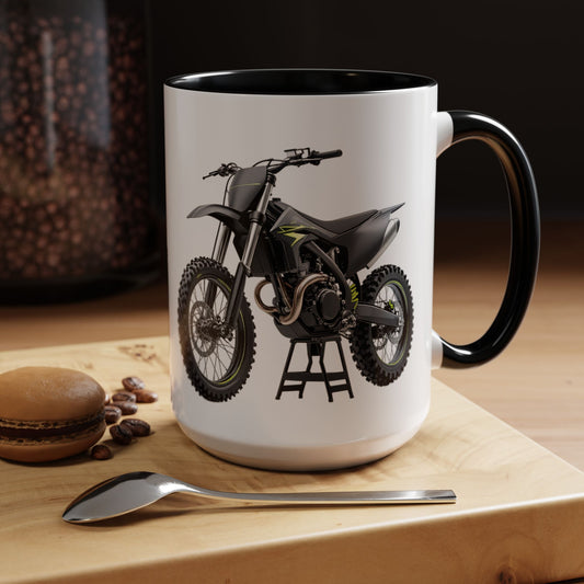 Motorcycle, Dirtbike Coffee Mug, Large 15oz
