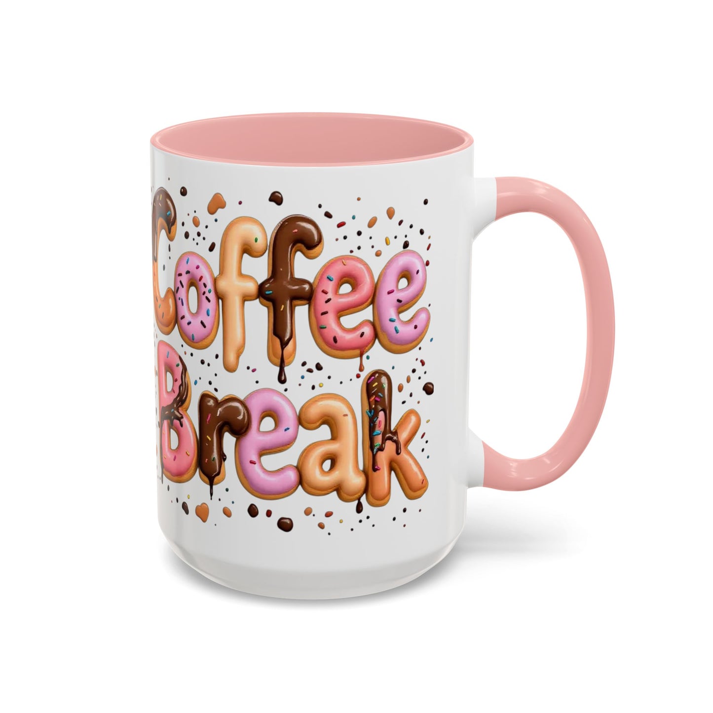 Coffee Break Donut Coffee Mug, Large 15oz