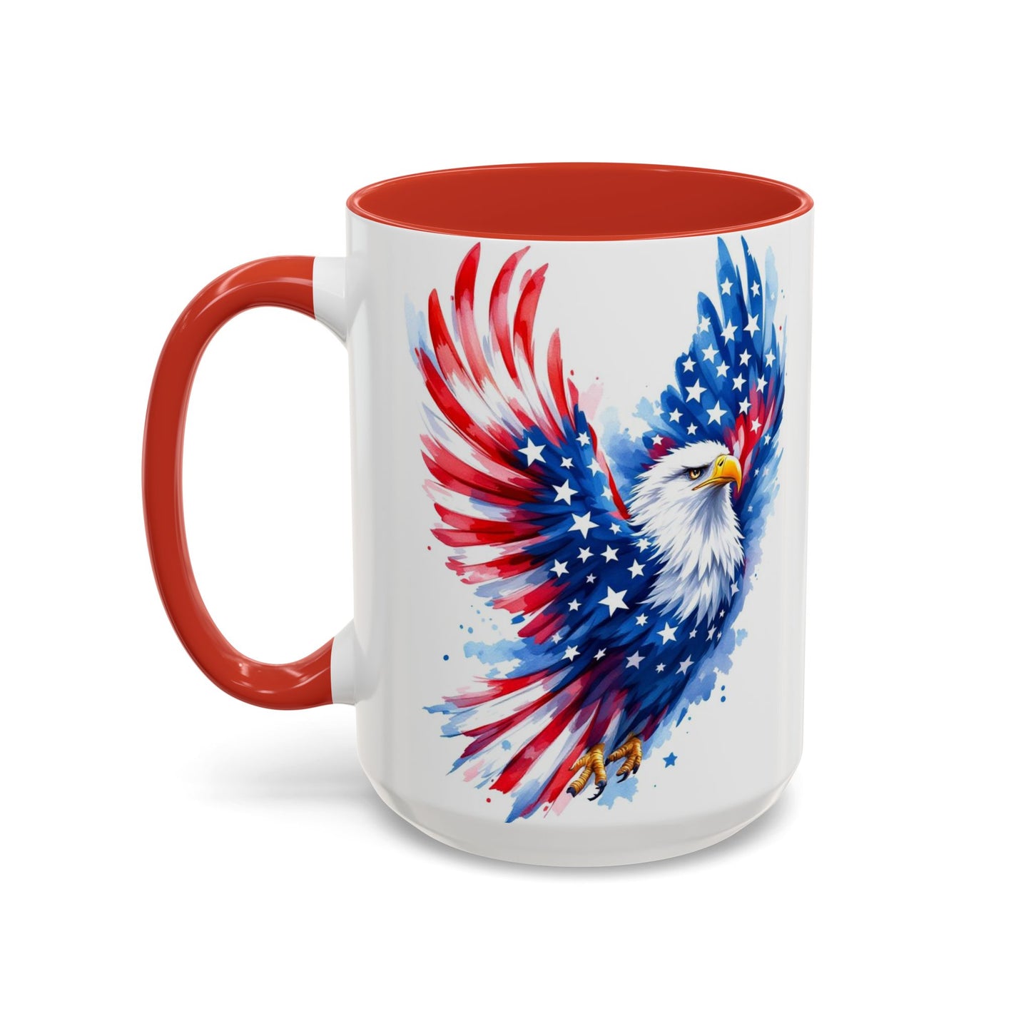 Patriotic Eagle Coffee Mug, Large 15oz