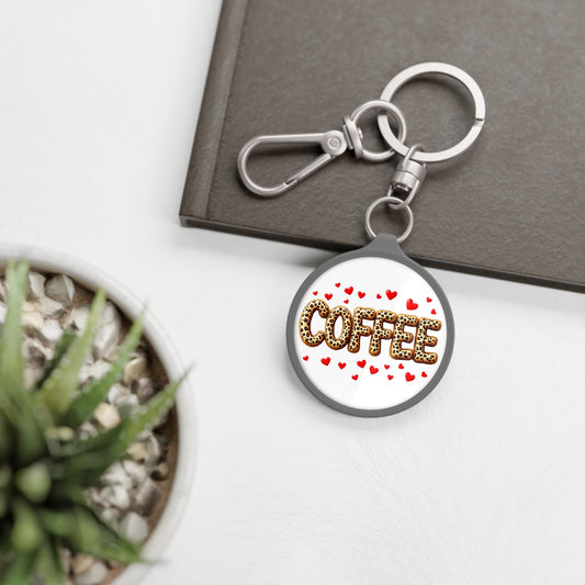 Coffee Lovers Keyring Tag